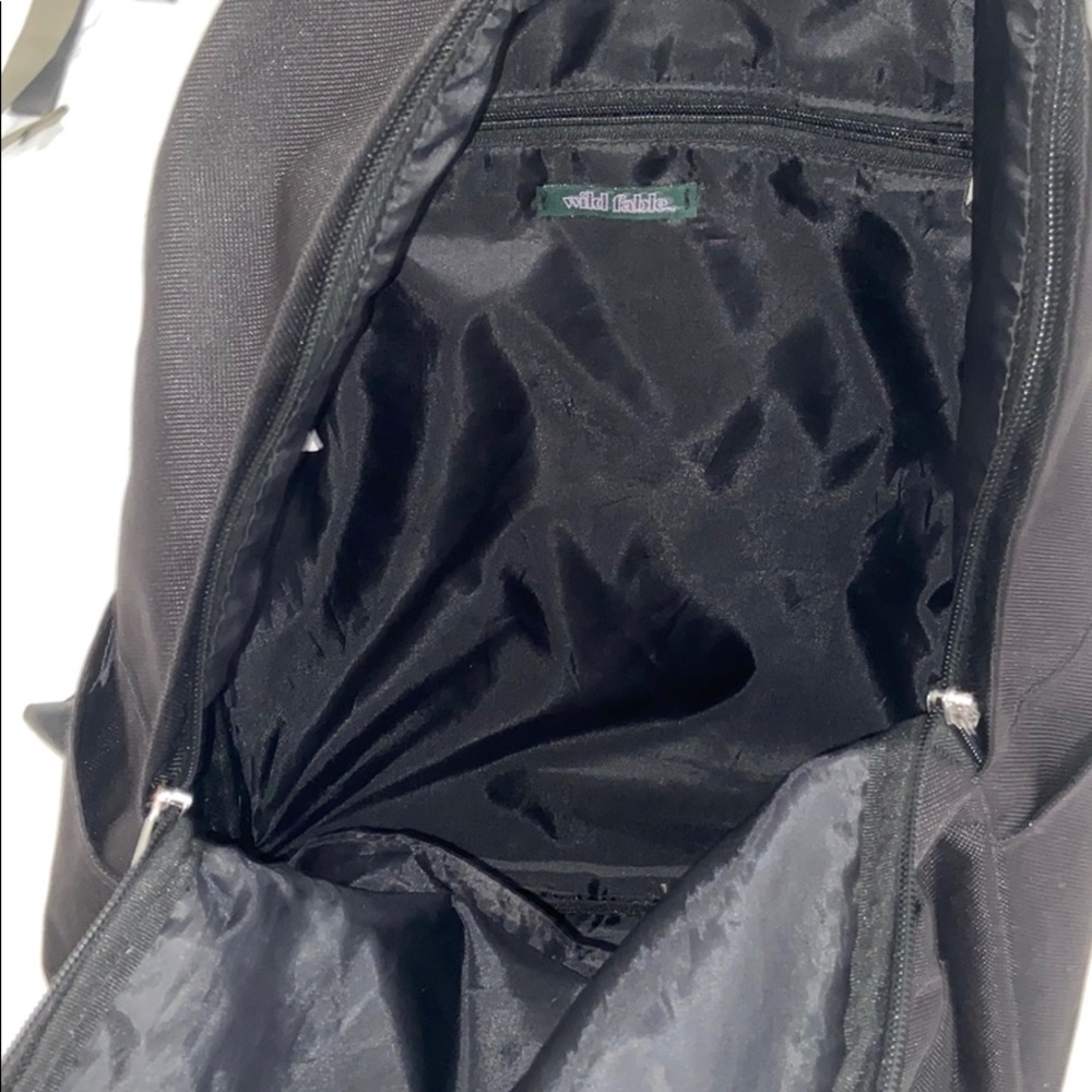 Plain Black Backpack - image 2